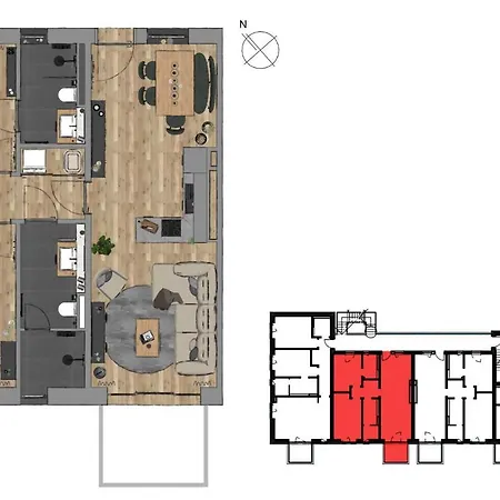Apartamento Cozy In With Wifi Nordstrand